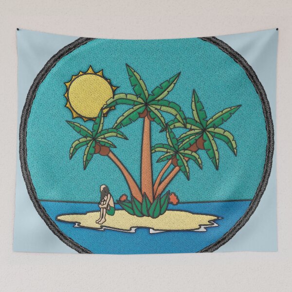Item preview, Desert Island Midlife Merit Badge designed and sold by jephwho.
