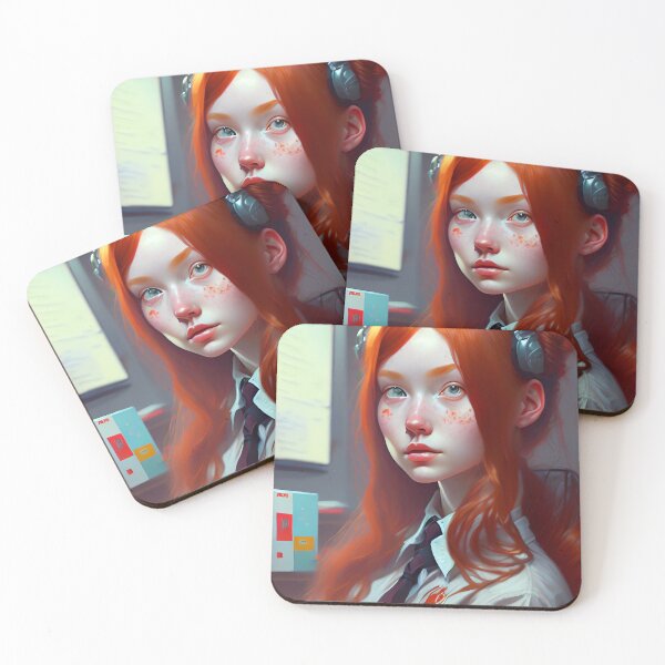 Item preview, Redhead Girl Ready For Launch designed and sold by crazyeddie-sh.