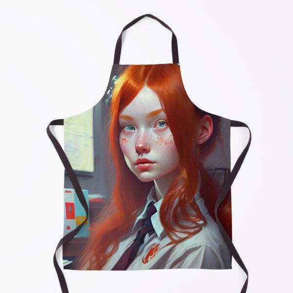 Item preview, Redhead Girl Ready For Launch designed and sold by crazyeddie-sh.