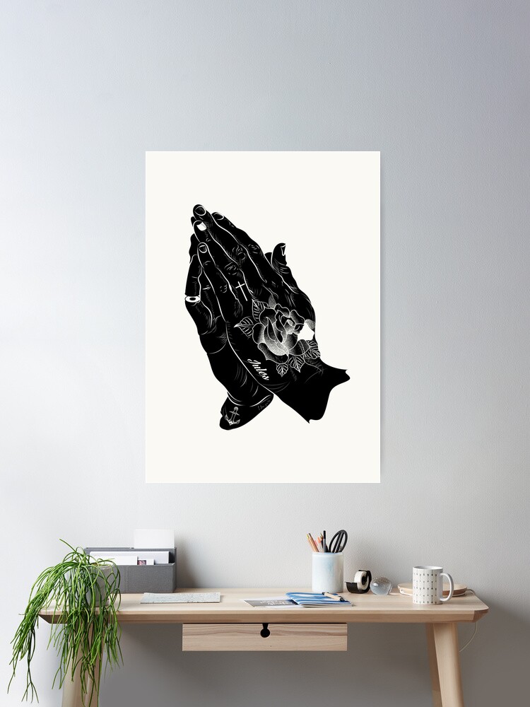 praying hands tattoo