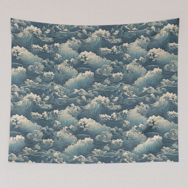 Item preview, Cloudlike Waves Pattern designed and sold by sublimepw.