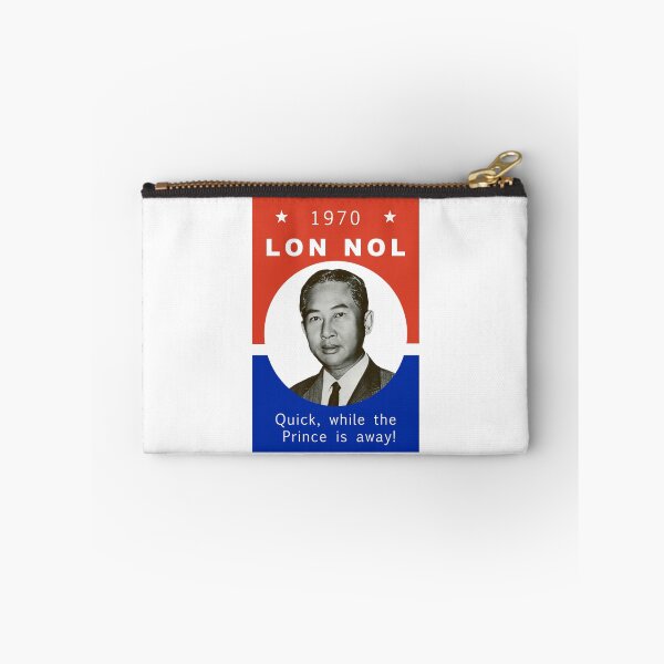 Item preview, Lon Nol 1970 Phnom Penh Cambodia Campaign Poster Against Sihanouk before Khmer Rouge designed and sold by RetroBasketball.