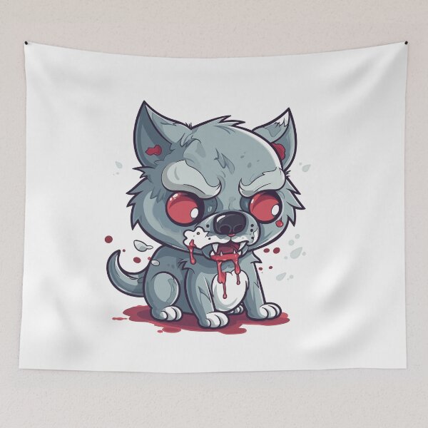 Item preview, zombie wolf designed and sold by Wolka.
