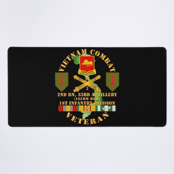 Item preview, Army - Vietnam Combat Vet - 2nd Bn 33rd Artillery - 1st Inf Div SSI designed and sold by Military Insignia Products.