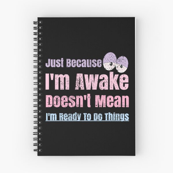 Item preview, Coffee Lovers and Lazy People Just Because I'm Awake designed and sold by CharJens.
