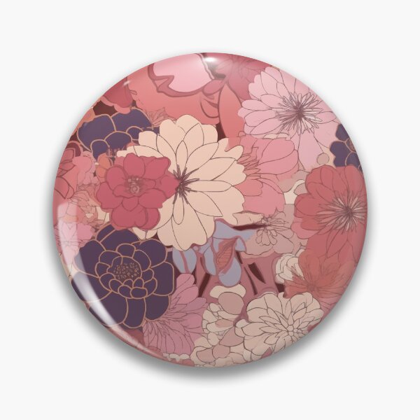 Item preview, Artistic Flower Pattern Pink designed and sold by BlueCrossDesign.
