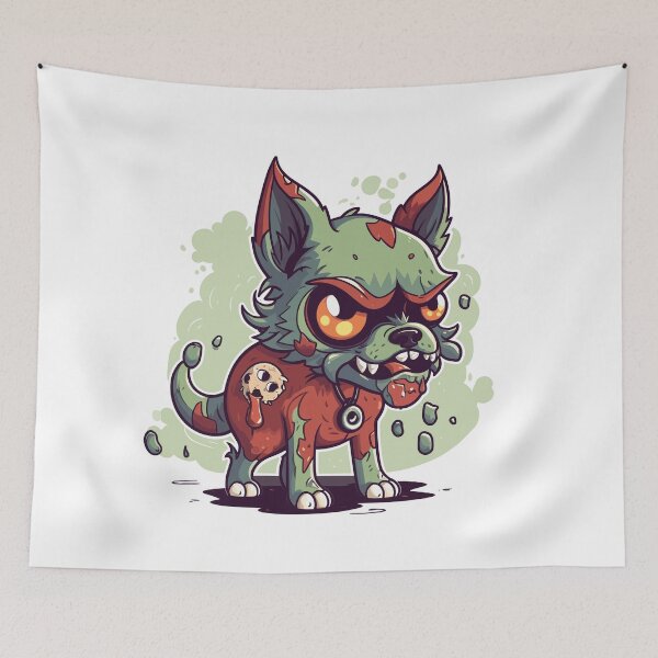 Item preview, zombie wolf designed and sold by Wolka.