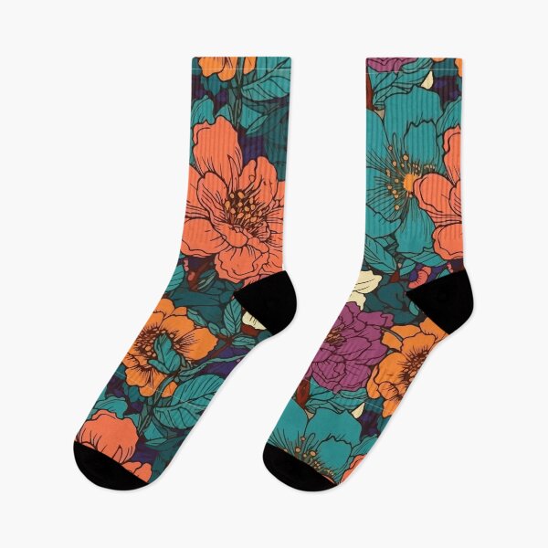 Item preview, Artistic Flower Pattern Vibrant designed and sold by BlueCrossDesign.