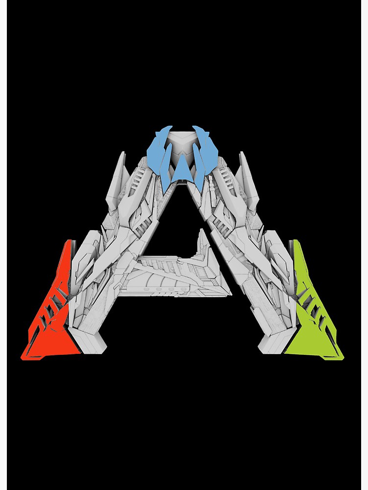 ARK Logo Design with Polygon Shape