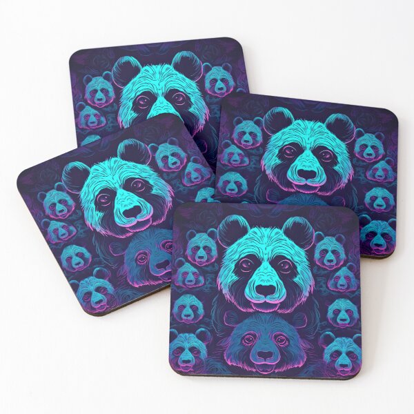 Item preview, Blacklight Pandas designed and sold by Matt's Artificial Nature.