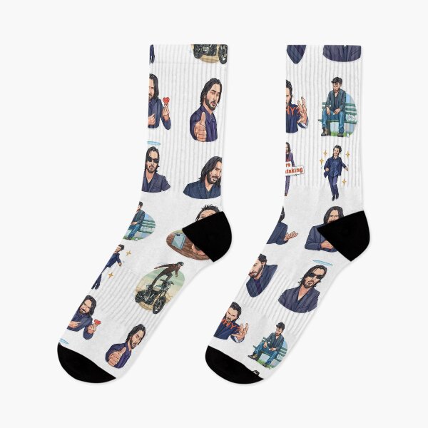 Artikelvorschau, Autocollant-Packung von Keanu Reeves entworfen und verkauft von 1001-STICKERS.