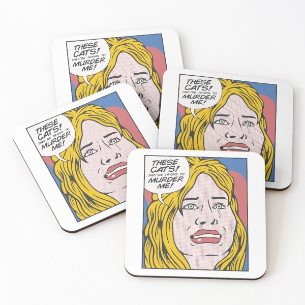Item preview, These Cats, They Are Trying To Murder Me by Tobe Fonseca designed and sold by Tobe Fonseca®.