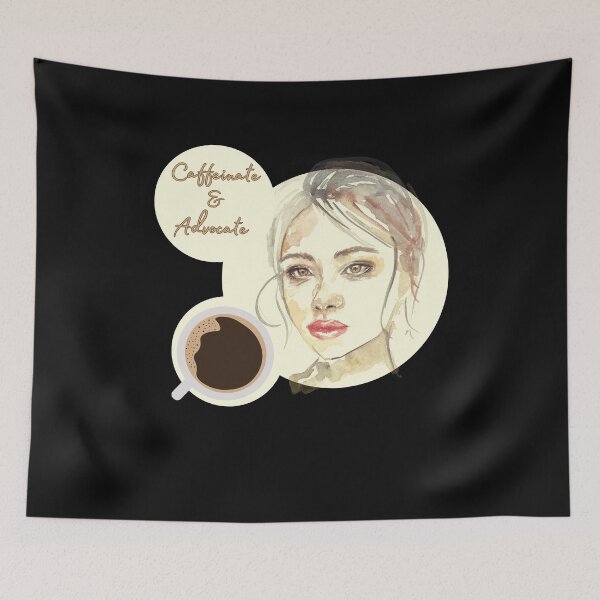 Item preview, Caffeinate and Advocate 2 designed and sold by Sweet-Tees-plz.