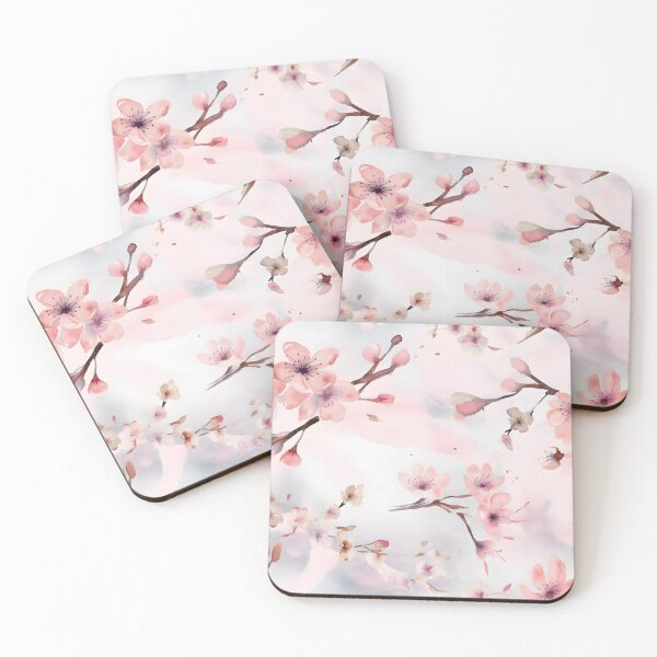 Item preview, Cherry Blossoms Soft Watercolor Pattern  designed and sold by ClairesPatterns.