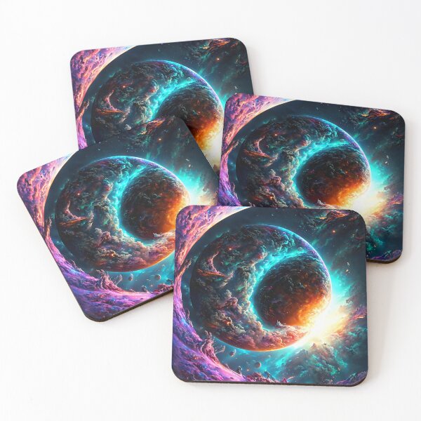 Item preview, Radiant Decay: A Corrupted Planet and Sunrays of Destruction designed and sold by zar4fussion.