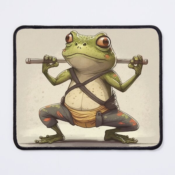 Item preview, Cute frog doing yoga pose  designed and sold by Dream It Craft It ✔️.