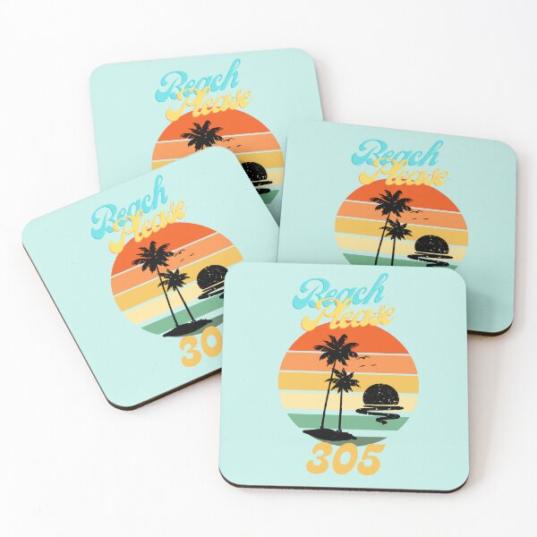 Item preview, Beach Please 305 Sunset, Palm Trees, Beach Scene designed and sold by Quote Gallery.