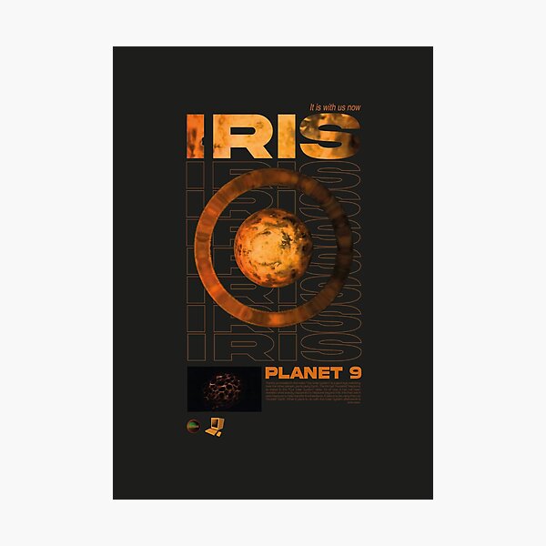 Artikel-Vorschau von IRIS grafisches Planetendesign / Gemini Home Entertainment, designt und verkauft von Indytheartchamp.