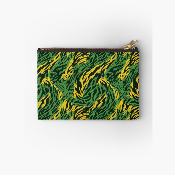 Item preview, Green and Yellow Tiger Fur Seamless Pattern  designed and sold by seamlessStuff.
