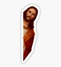 Hi I'm jesus Sticker