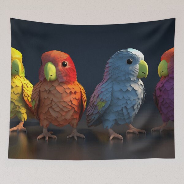 Item preview, everybirdy golder birds designed and sold by MrRobotAI.