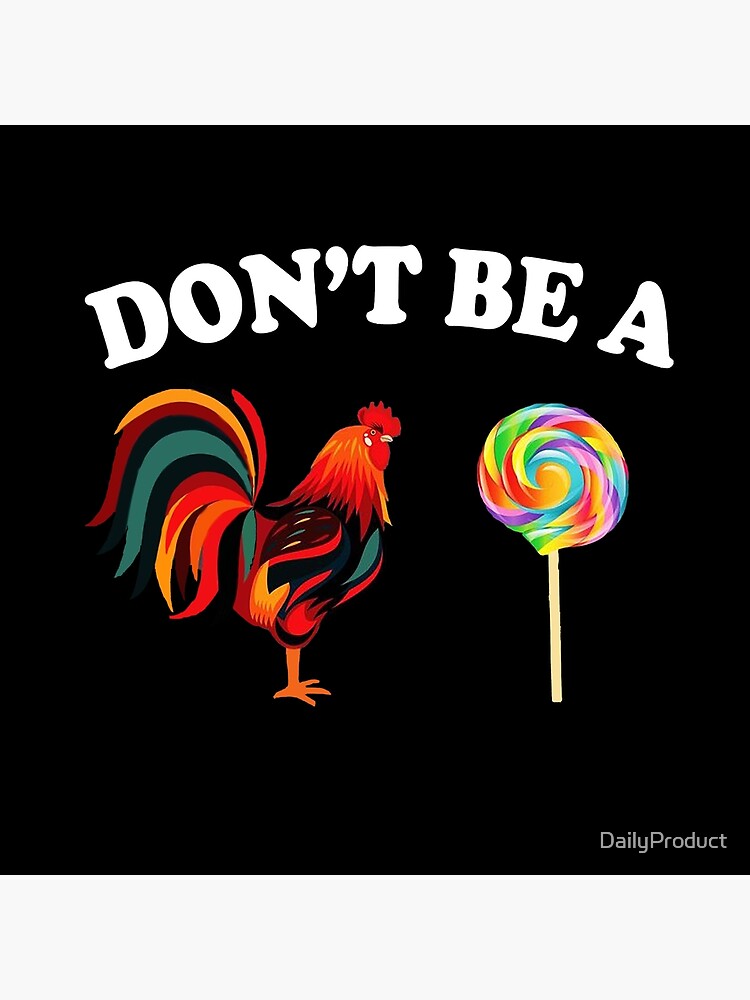 DON'T BE A CHICKEN LOLLIPOP Sticker for Sale by Princez21