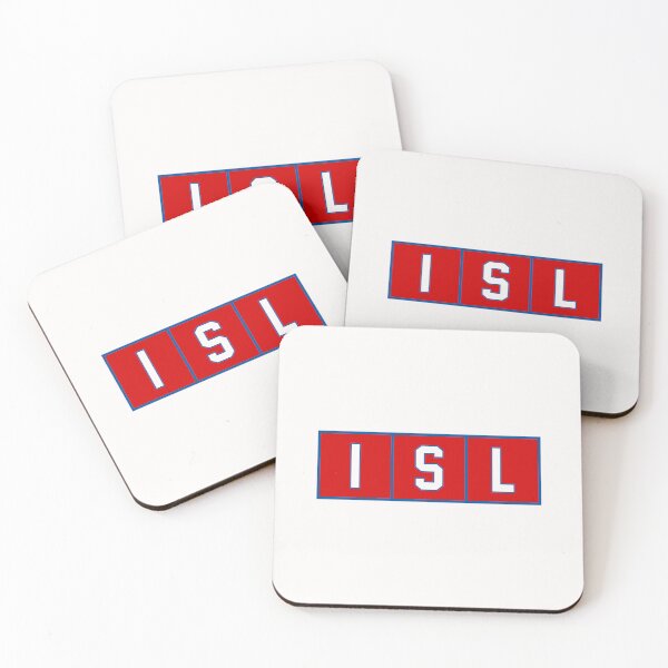 Item preview, ISL (Iceland) Trigram Tiles White / Blue / Red designed and sold by PEK1787.