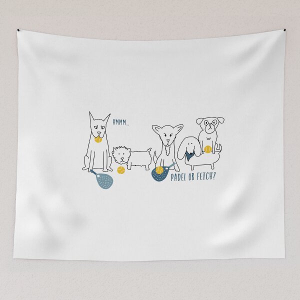 Item preview, Funny Dogs of Padel designed and sold by whyitsme.