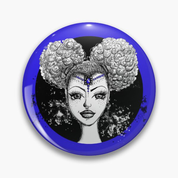 Artikelvorschau, Afro-Puff-Göttin entworfen und verkauft von Edwina Alarcon.