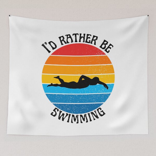 Item preview, I'd rather be swimming designed and sold by QuipSally.
