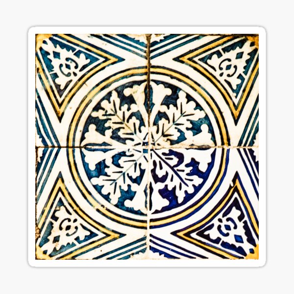 Azulejo Geometrical Pattern Sticker