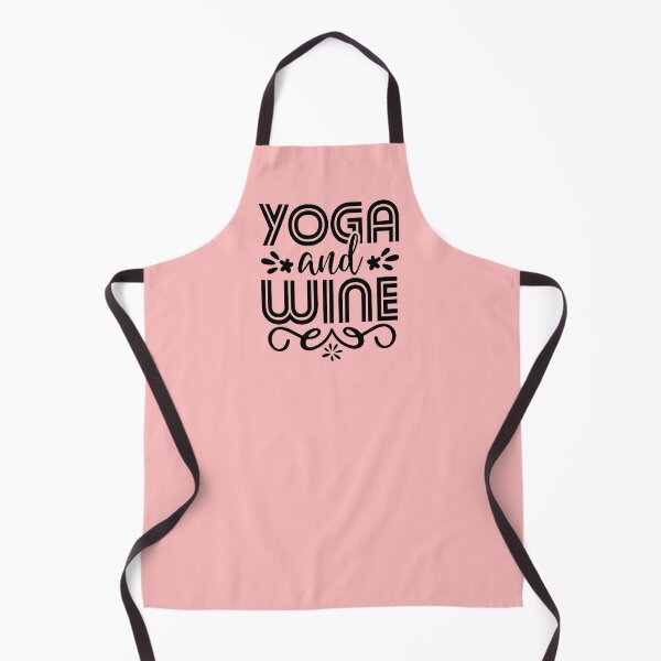 Item preview, Yoga Quote Yoga and Wine Motivational Saying designed and sold by SoccaTamam.