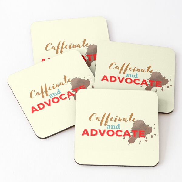 Item preview, Caffeinate and Advocate 3 designed and sold by Sweet-Tees-plz.