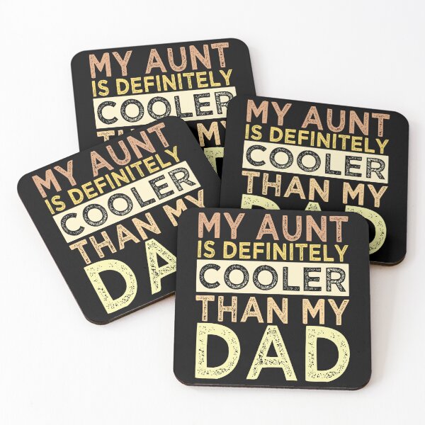 Item preview, My Aunt Is Definitely Cooler Than My Dad - vintage designed and sold by AdelDa19.