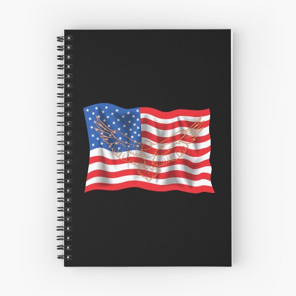 Item preview, usa flag and eagle designed and sold by hazelknott.