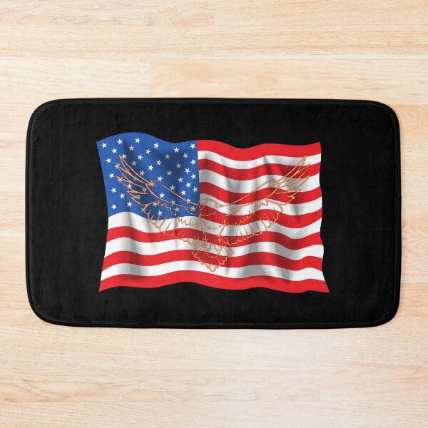 Item preview, usa flag and eagle designed and sold by hazelknott.