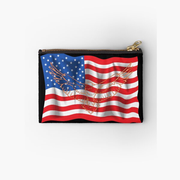 Item preview, usa flag and eagle designed and sold by hazelknott.