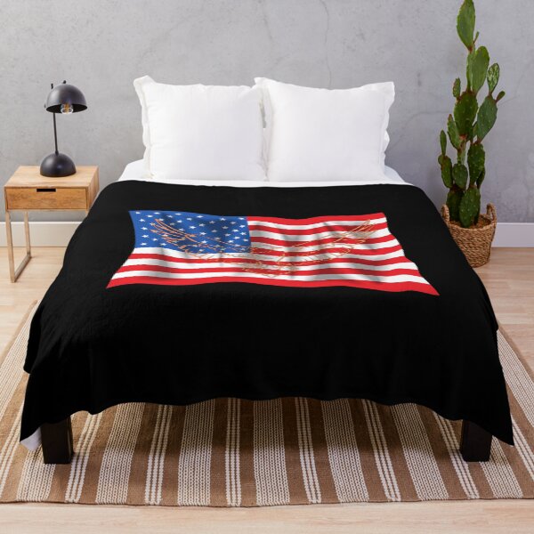 Item preview, usa flag and eagle designed and sold by hazelknott.