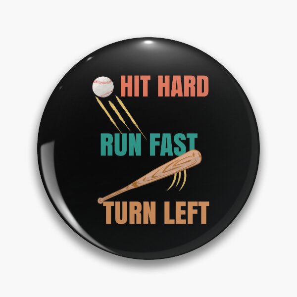 Item preview, Baseball Player Hit Hard Run Fast Turn Left Homerun designed and sold by CharJens.
