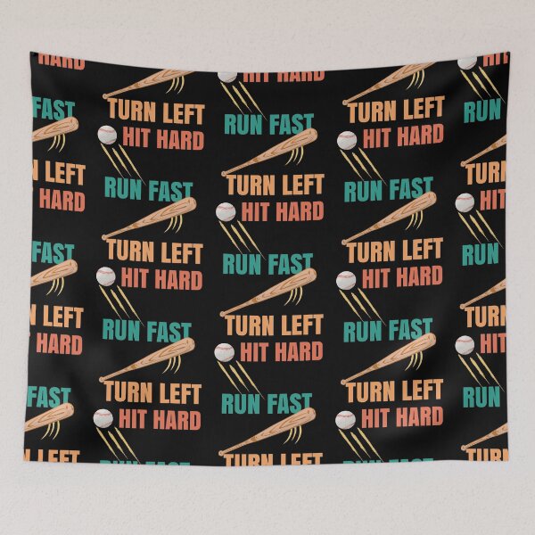 Item preview, Baseball Player Hit Hard Run Fast Turn Left Homerun designed and sold by CharJens.