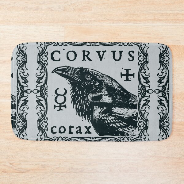 Item preview, Medieval Alchemical Raven, Corvus corax, the common raven designed and sold by HaggisVitae.