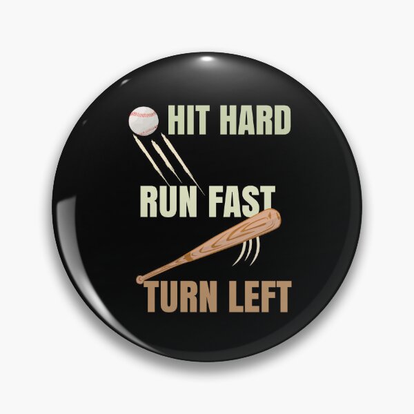 Item preview, Baseball Player Hit Hard Run Fast Turn Left Homerun designed and sold by CharJens.