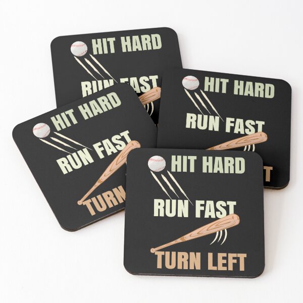Item preview, Baseball Player Hit Hard Run Fast Turn Left Homerun designed and sold by CharJens.
