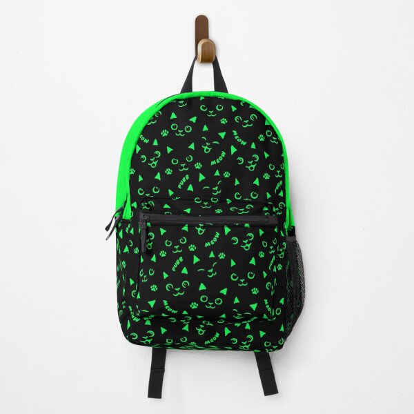 Item preview, Cat Face Cat Paws Green by Tobe Fonseca designed and sold by Tobe Fonseca®.