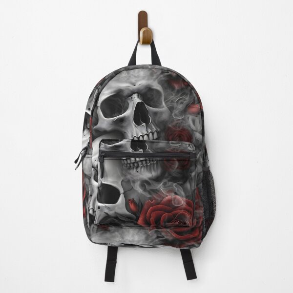 Item preview, Skull Pattern - Smoky Roses and Skull sadness designed and sold by FuschDesigns.