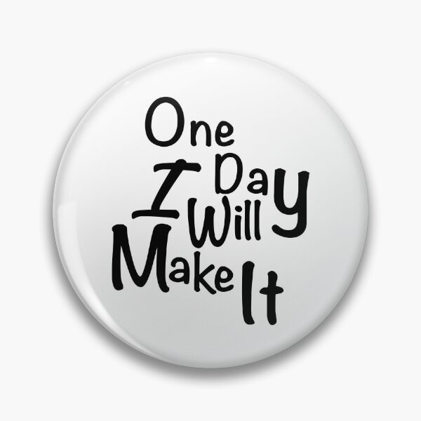 Item preview, One day I will make it - black designed and sold by BASTOFE.