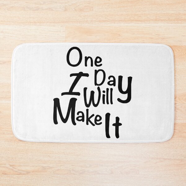 Item preview, One day I will make it - black designed and sold by BASTOFE.