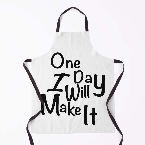 Item preview, One day I will make it - black designed and sold by BASTOFE.