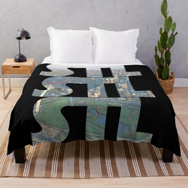 Item preview, Saint Louis, Missouri STL Cityscape Repeating Pattern designed and sold by CrabbyLobster.