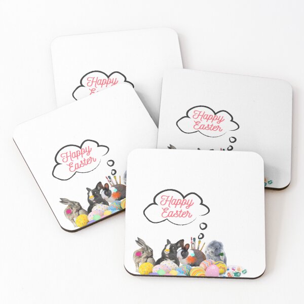 Aperçu de l'œuvre Joyeuses Pâques de la part des lapins créée et vendue par Carla0102.